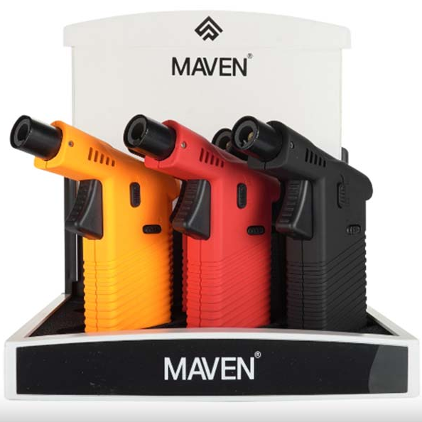 MAVEN CANNON STYLE A TORCH LIGHTER (6CT)