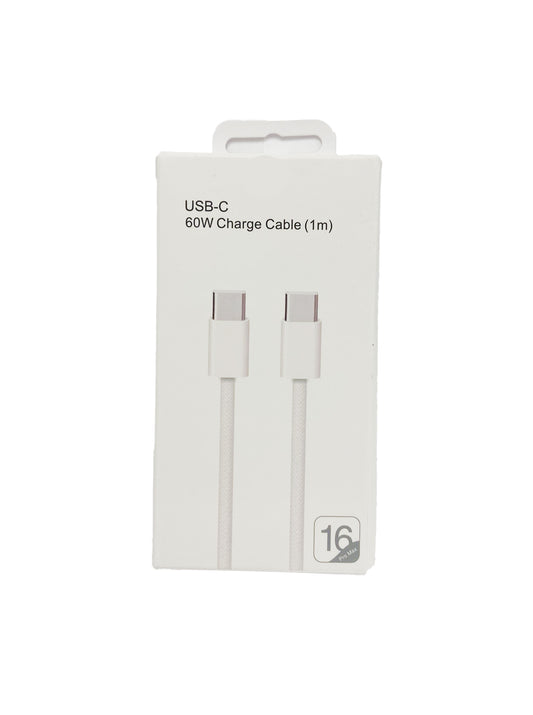 Type-C to Type-C 60W Cable (1ct)