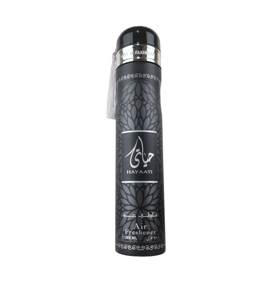 ARD AL ZAAAFARAN AIR FRESHENER 300ML HAYAATI BLACK (1CT)