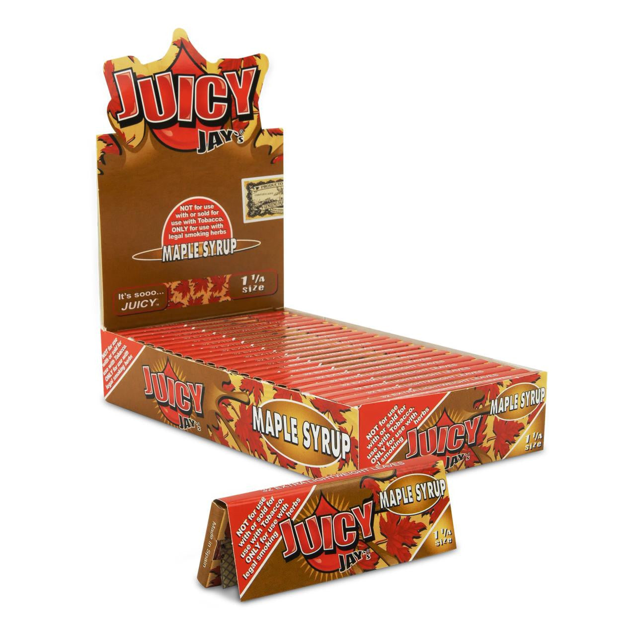 JUICY JAYS 1-1/4 MAPLE SYRUP (24 CT)