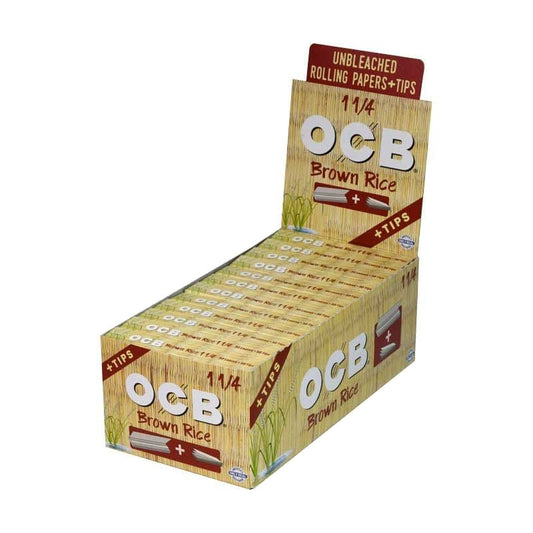 OCB Rice Paper 1-1/4 w/Tips (1ct)