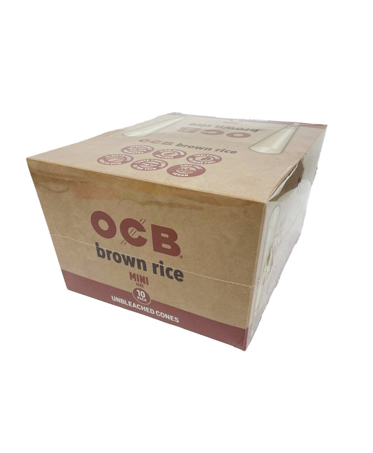 OCB BROWN RICE CONE MINI 10PK (1CT)
