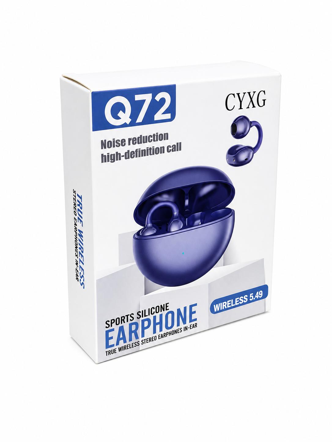 SPORTS SILICONE WIRELESS HEADPHONES (1CT)