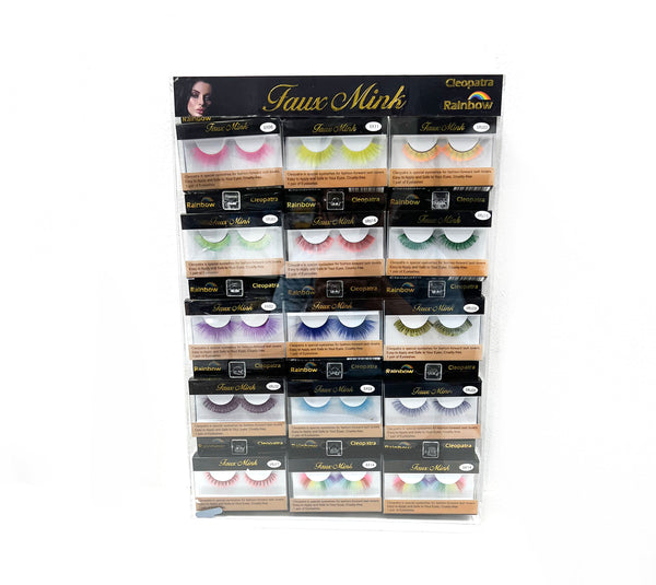 EYELASHES DISPLAY RAINBOW (60CT)