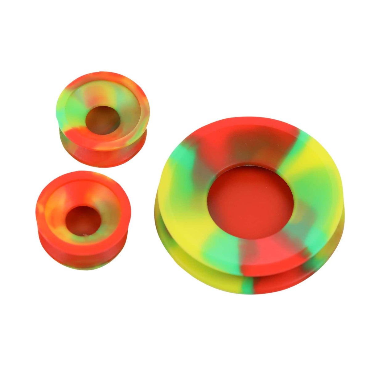 LM- Three Piece Bong Caps Assorted Designs (1ct)