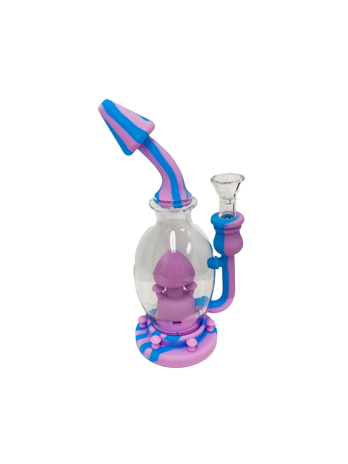 8" MUSHROOM WATERPIPE ASSORTED (1CT)