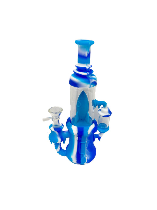 8" SPACE BOAT WATERPIPE ASSORTED (1CT)