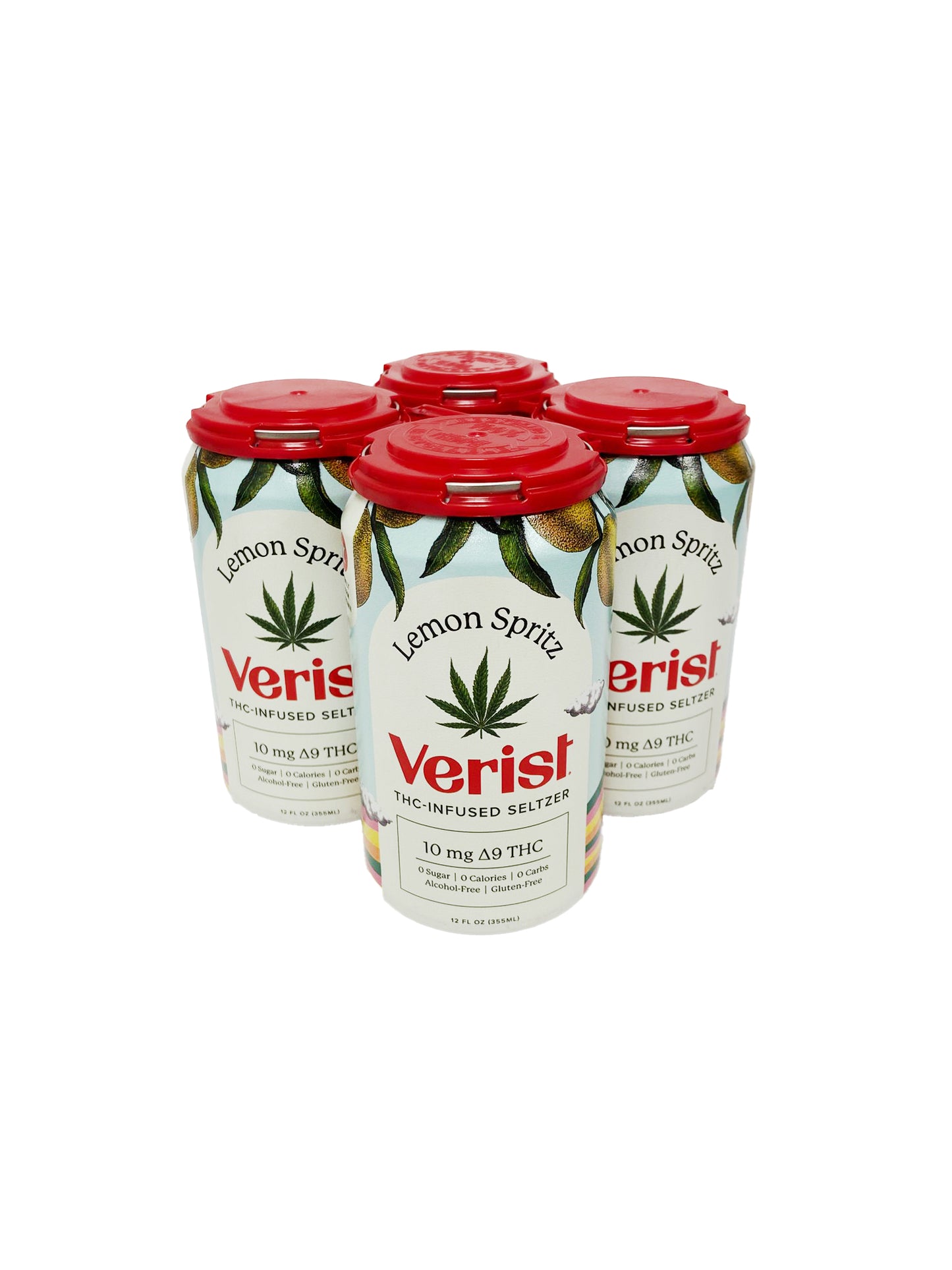 VERIST THC-INFUSED SELTZER 10MG D9 LEMON SPRITZ (4CT)