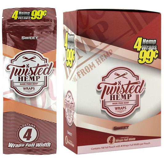 TWISTED HEMP 4/15PK SWEET (1CT)