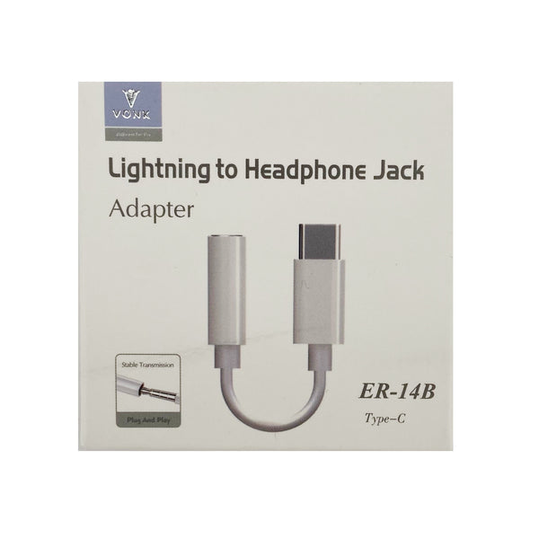 Type-C to Headphone Jack Adapter (1ct)