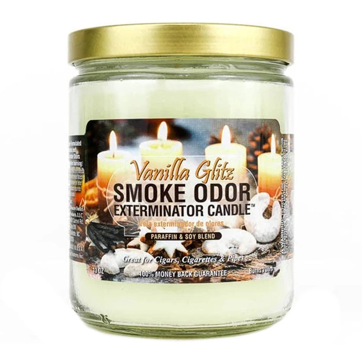 SMOKE ODODR ELIMINATOR VANILLA GLITZ 13oz CANDLE (1 CT)
