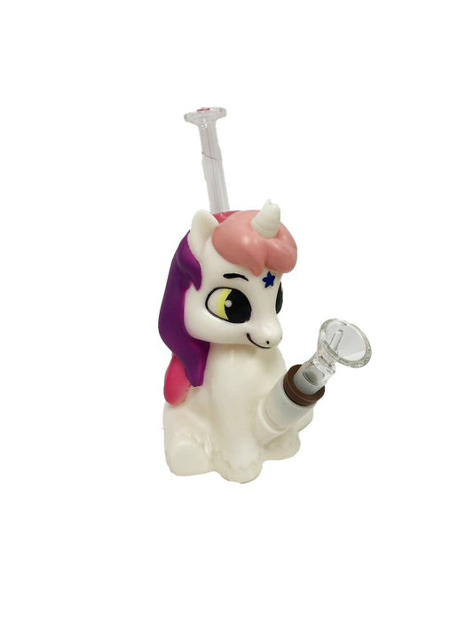 8" RAINBOW DASH WATERPIPE ASSORTED (1CT)