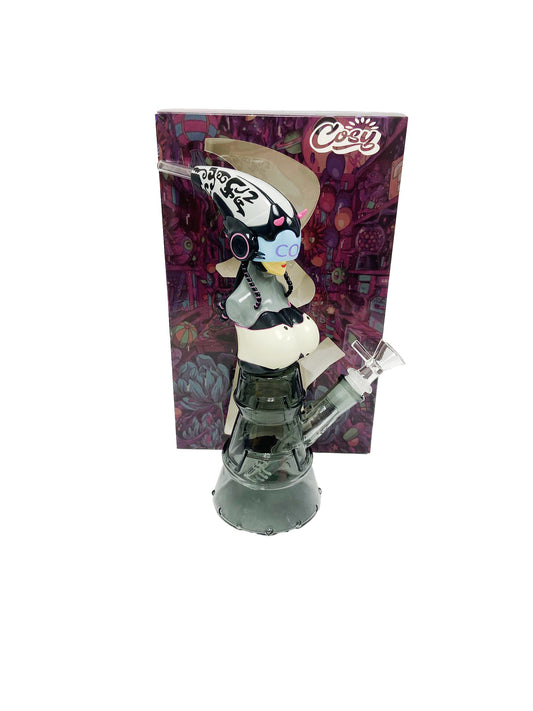 8" INFLUX OF WOMEN WATERPIPE ASSORTED (1CT)