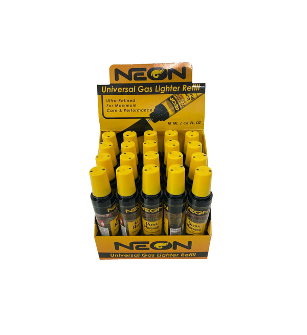 Neon Gas Butane Display 20ml (20ct)