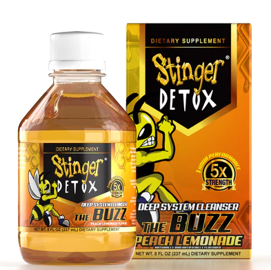 STINGER 5X BUZZ EXTRA STRENGTH 8OZ -PEACH LEMONADE (1CT)