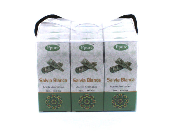 PURE BURNING OIL WHITE SAGE (12CT)