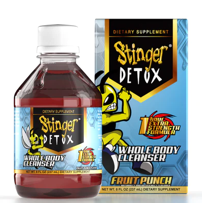 STINGER 1HR WHOLE BODY CLEANSER FRUIT PUNCH 8OZ (1CT)
