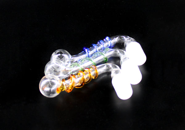 14MM MALE SNAKE Bubble Pipe Assorted (1ct)