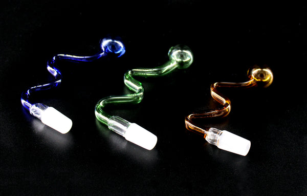 14MM MALE ZIG ZAG Bubble Pipe Assorted (1ct)