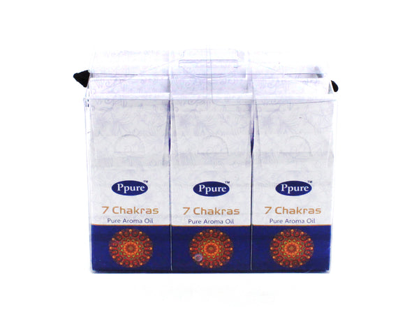 PURE BURNING OIL 7 CHAKRAS (12CT)