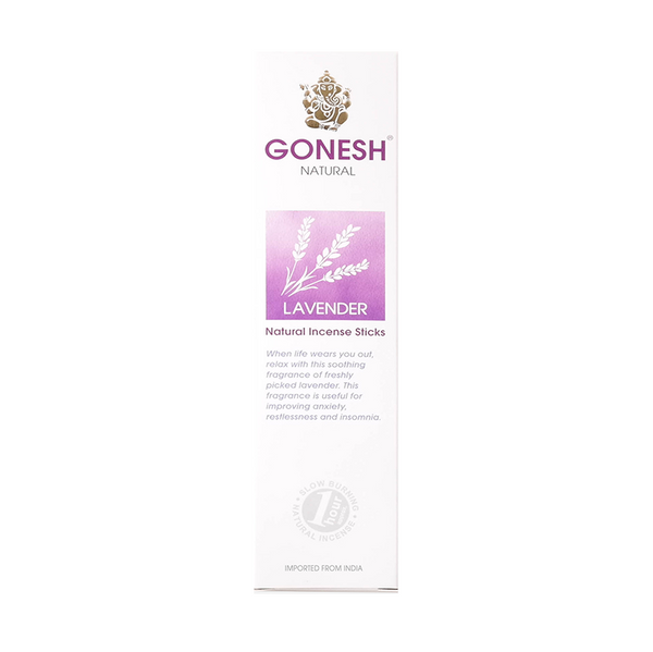 GONESH STICKS NATURAL LAVENDER 17PK (8CT)