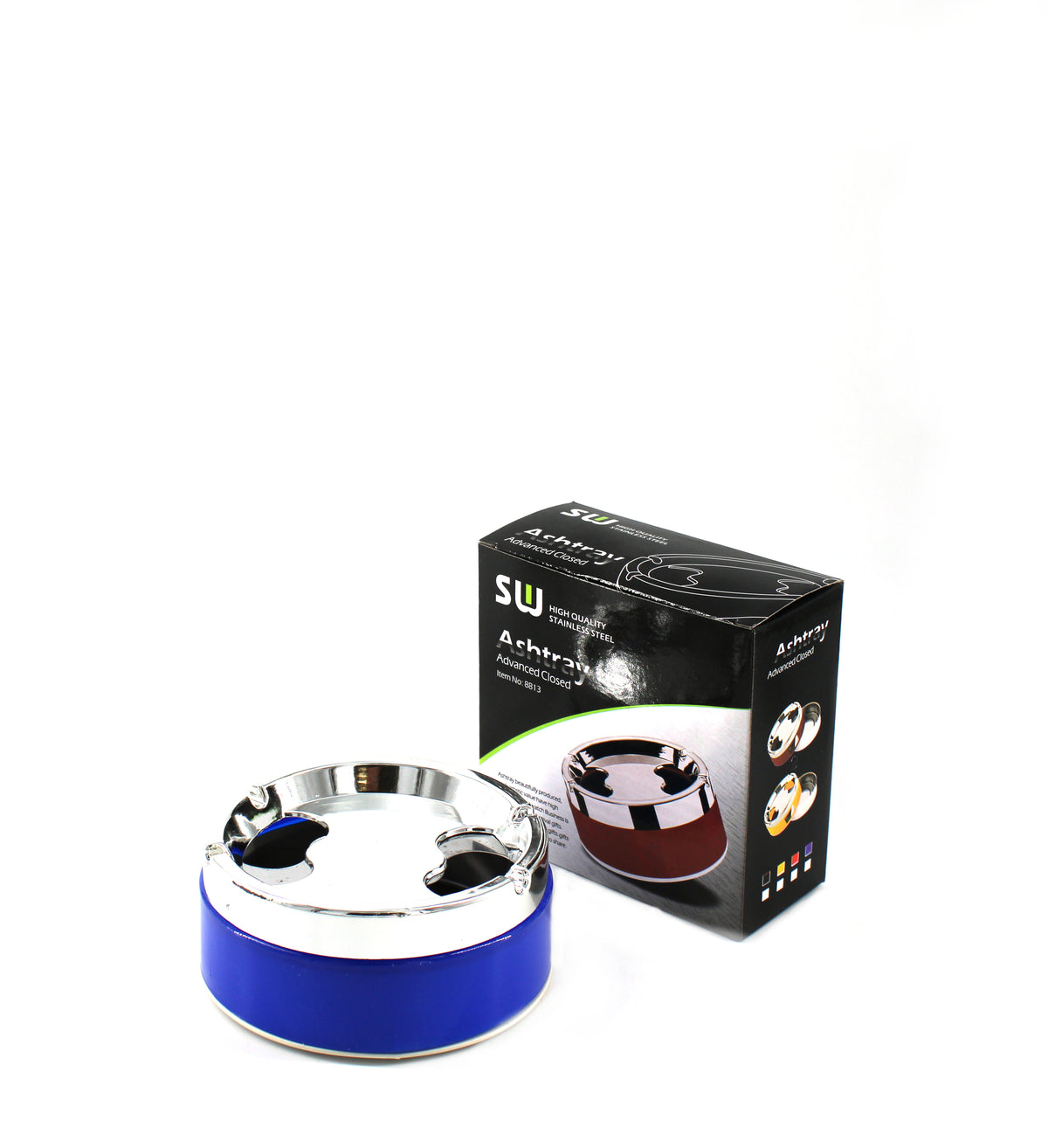 METAL ASHTRAY ASSORTED (1CT)