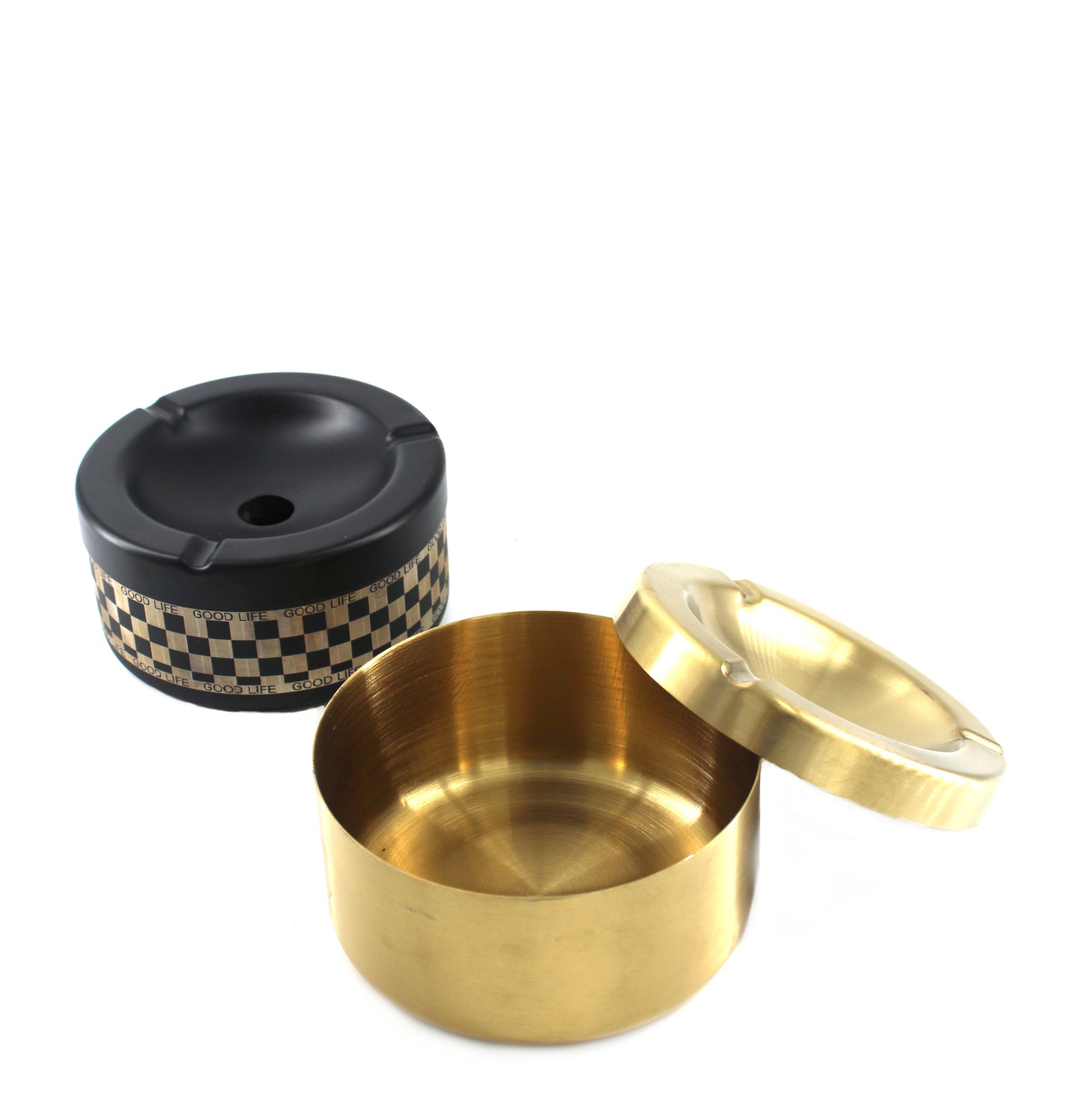 METAL ASHTRAY ASSORTED (1CT)