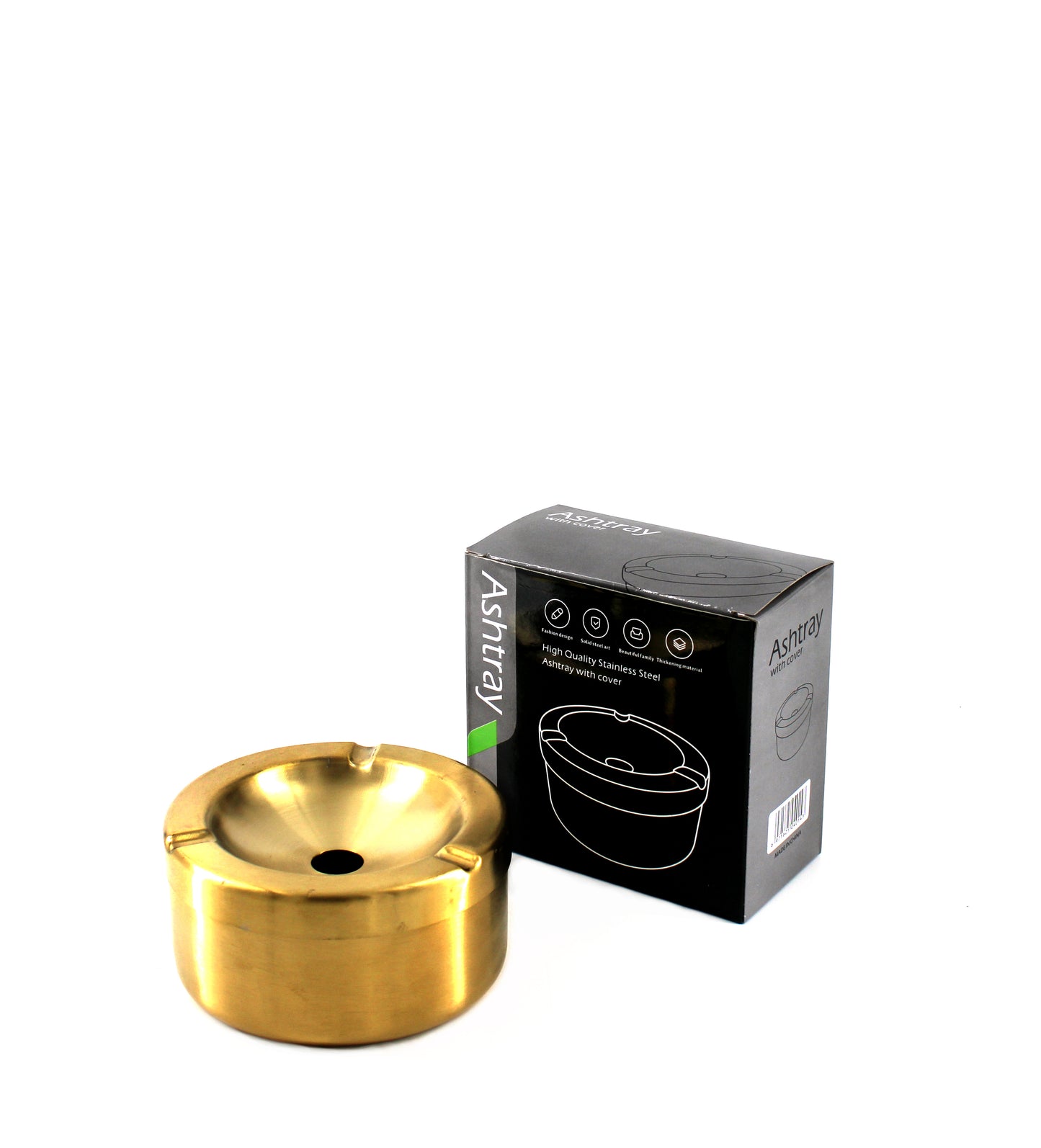 METAL ASHTRAY ASSORTED (1CT)