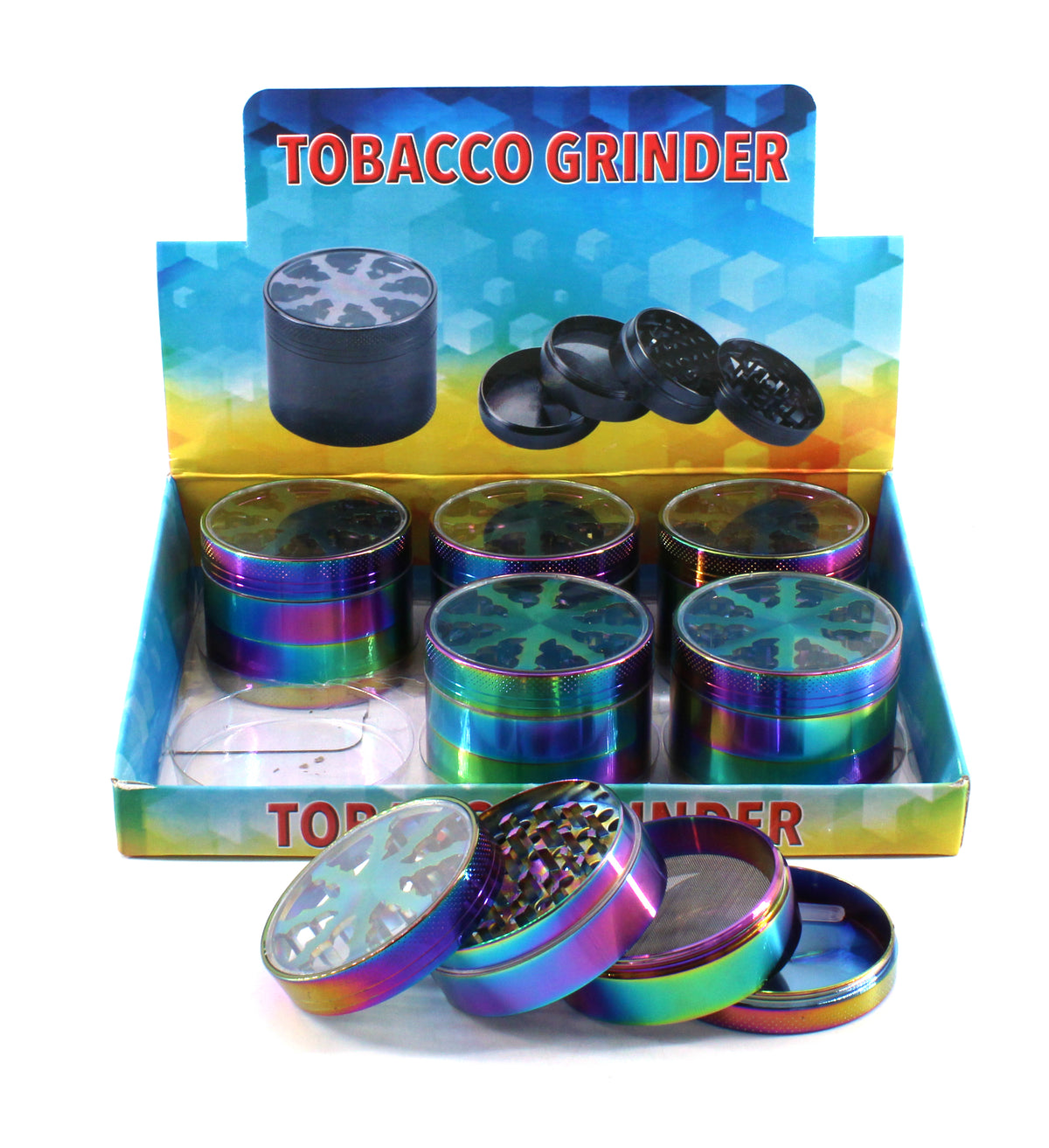 60MM GRINDER 4-PART DISPLAY (6CT)