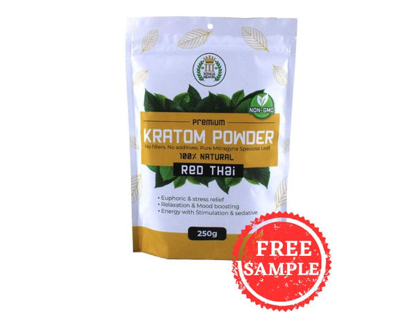 3 Kings Premium Kratom Powder RED THAI 250GM (1ct)