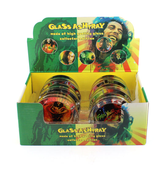 Assorted Glass Ashtray (6ct)