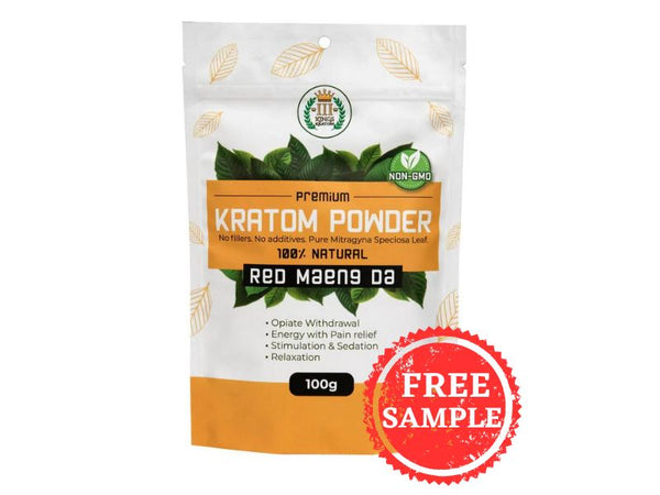 3 Kings Premium Kratom Powder RED MAENG DA 100GM (1ct)