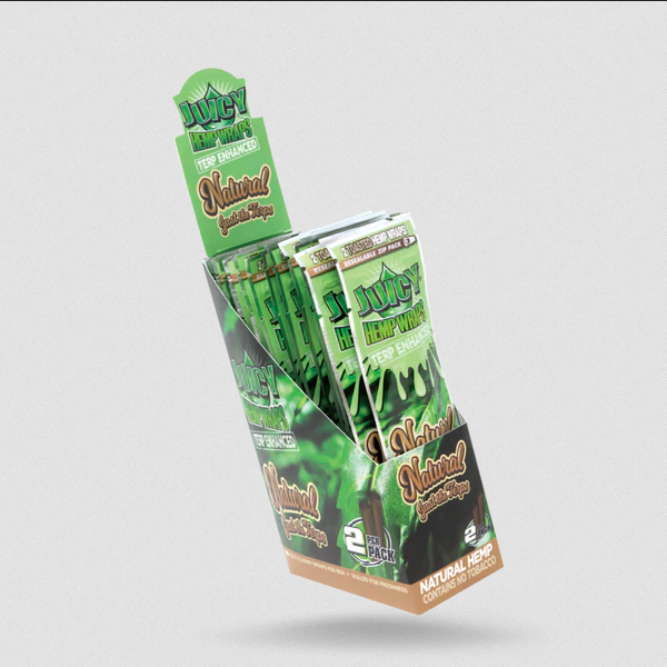 JUICY HEMP WRAPS NATURAL 25PK (1CT)