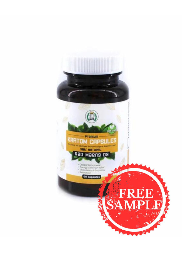 3 Kings Premium Kratom Capsules RED MAENG DA 60ct (1ct)