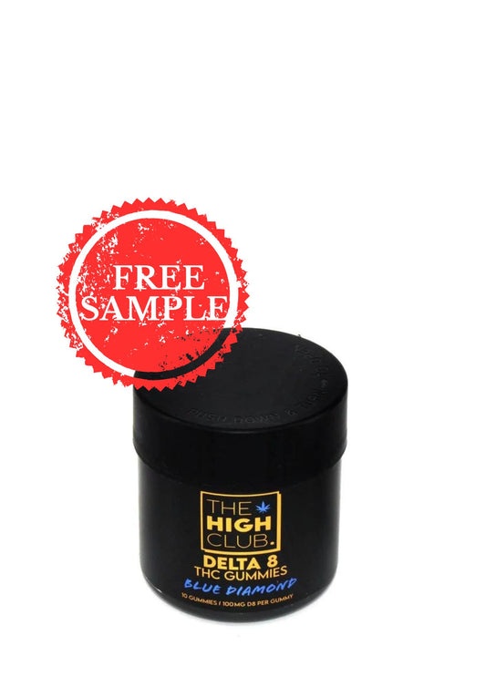 THC Blue Diamond Delta-8 Gummies 10 Gummies /1000MG D8 (1CT)
