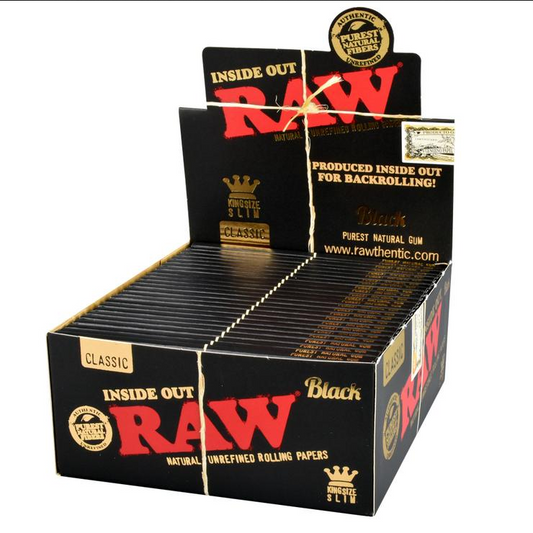 RAW BLACK CLASSIC KS SLIM 50PK (1CT)