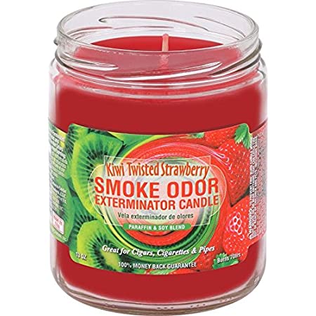 SMOKE ODOR ELIMINATOR CANDLE KIWI TWISTED STRAWBERRY 13oz (1CT)