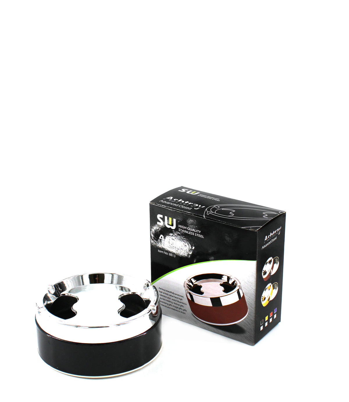 METAL ASHTRAY ASSORTED (1CT)