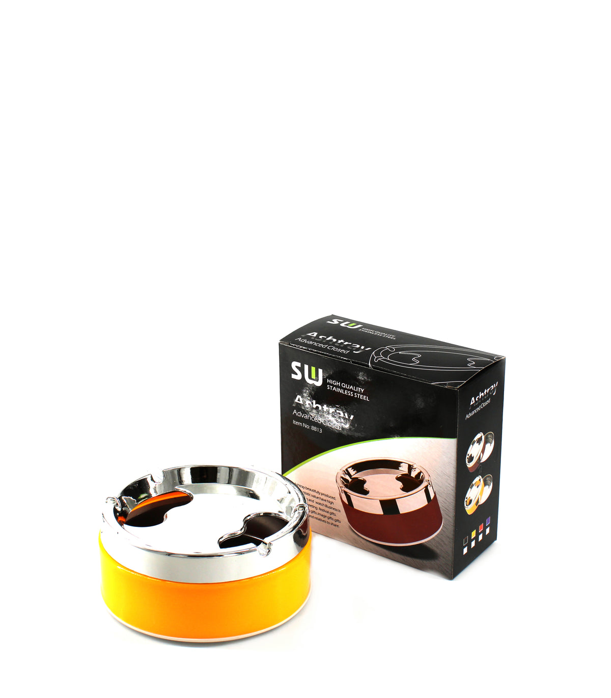 METAL ASHTRAY ASSORTED (1CT)
