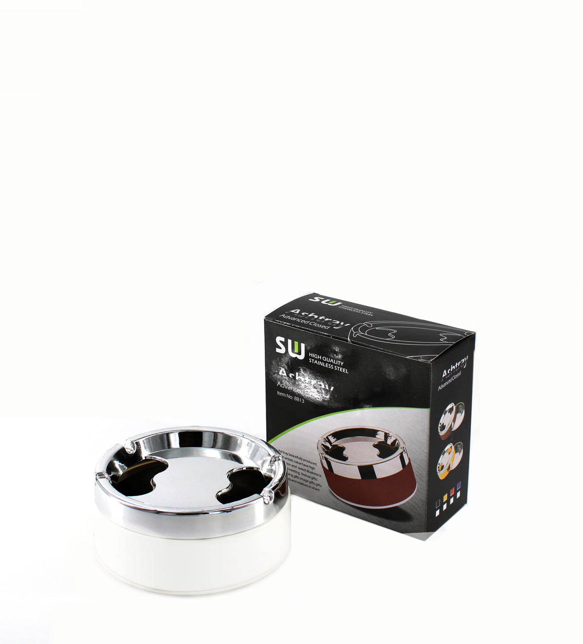 METAL ASHTRAY ASSORTED (1CT)