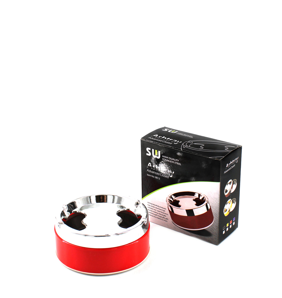 METAL ASHTRAY ASSORTED (1CT)