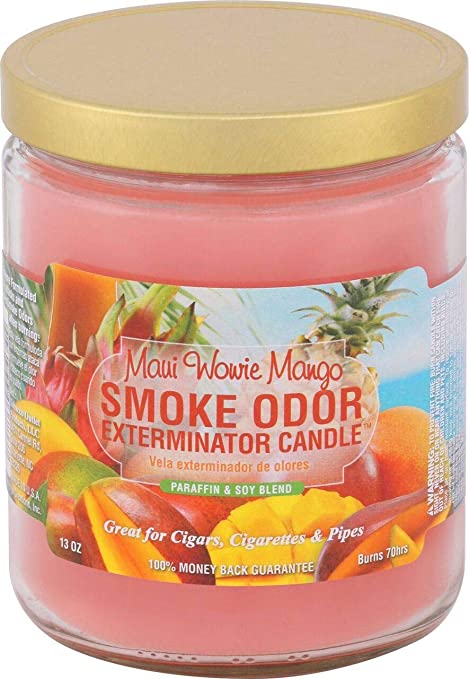 SMOKE ODOR ELIMINATOR CANDLE MAUI WOWIE MANGO 13oz (1CT)