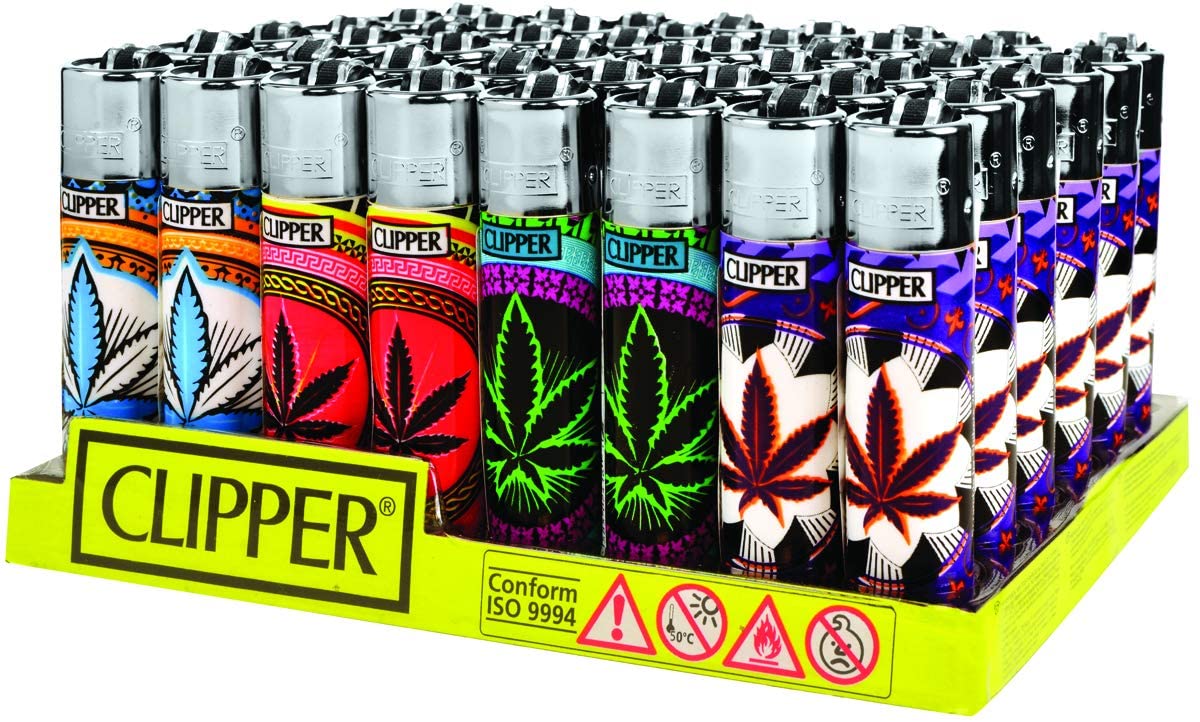 CLIPPER LIGHTER 420 HEMP LEAVES 2 (48CT)