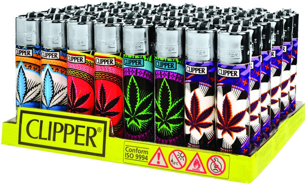 CLIPPER LIGHTER 420 HEMP LEAVES 2 (48CT)