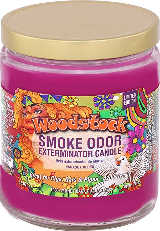 SMOKE ODOR ELIMINATOR WOODSTOCK 13oz CANDLE (1CT)