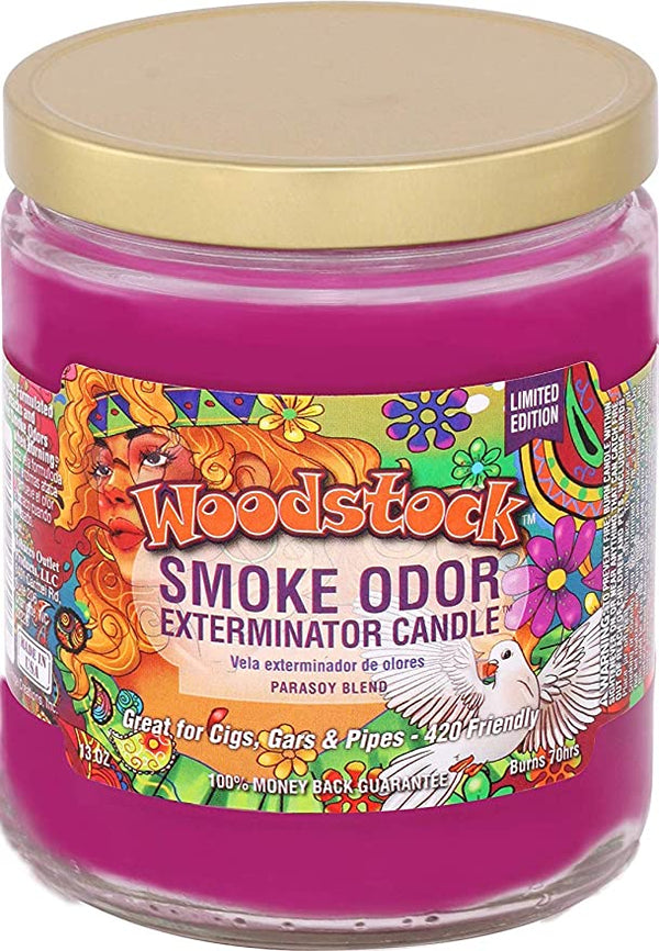 SMOKE ODOR ELIMINATOR WOODSTOCK 13oz CANDLE (1CT)