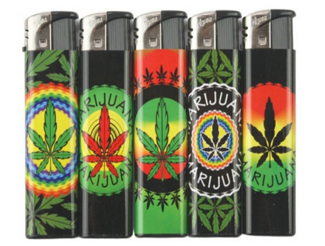 LEAF ELECTRONIC REFILLABLE LIGHTER 50PK #1 (1CT)