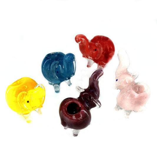 LARGE ANIMAL GLASS PIPE (3CT)