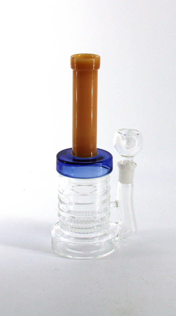 8" BARREL WATERPIPE w/PERC (1CT)