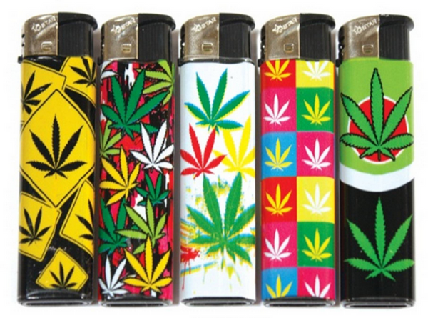 LEAF ELECTRONIC REFILLABLE LIGHTER 50PK #5 (1CT)